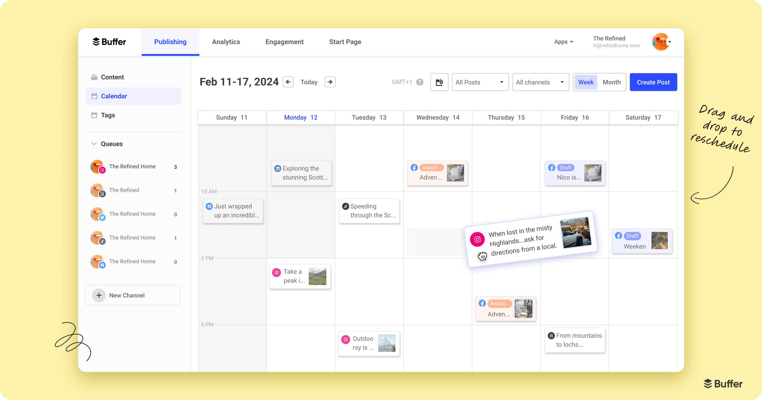 Buffer social media scheduler - best free tools for small business owners in 2025